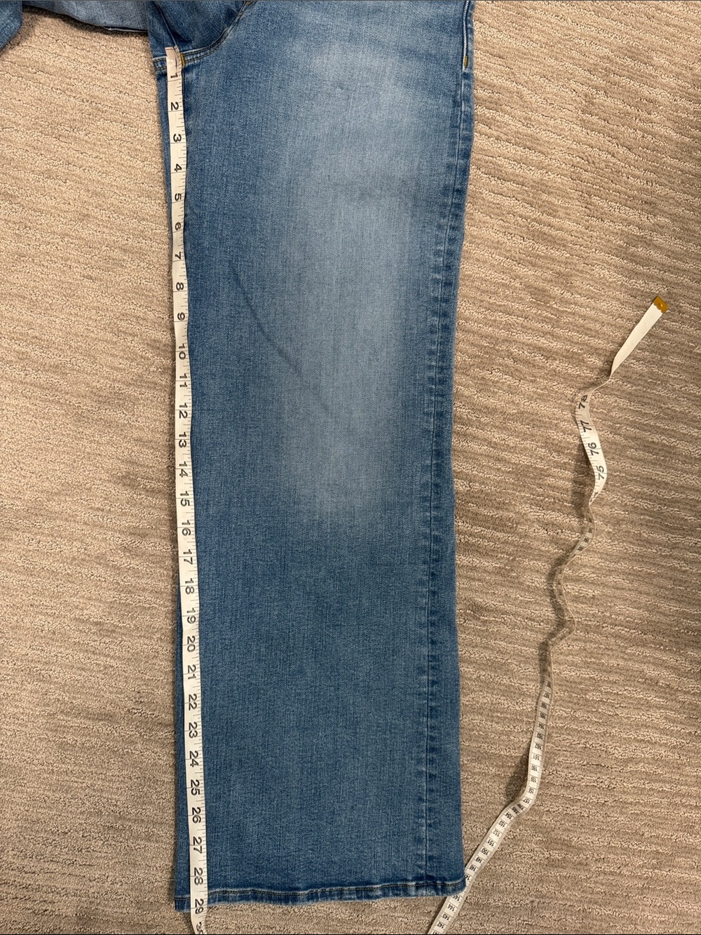 Madewell The Wide-Leg Jean in Super Stretch Denim NWOT Size 28 - Picture 11 of 13